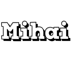 Mihai snowing logo