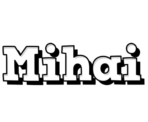 Mihai snowing logo