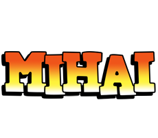 Mihai sunset logo