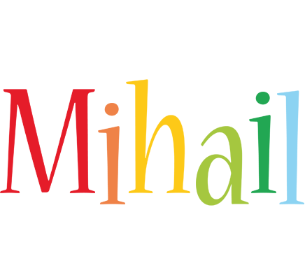Mihail birthday logo