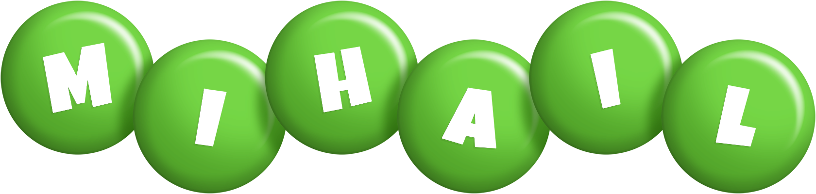 Mihail candy-green logo