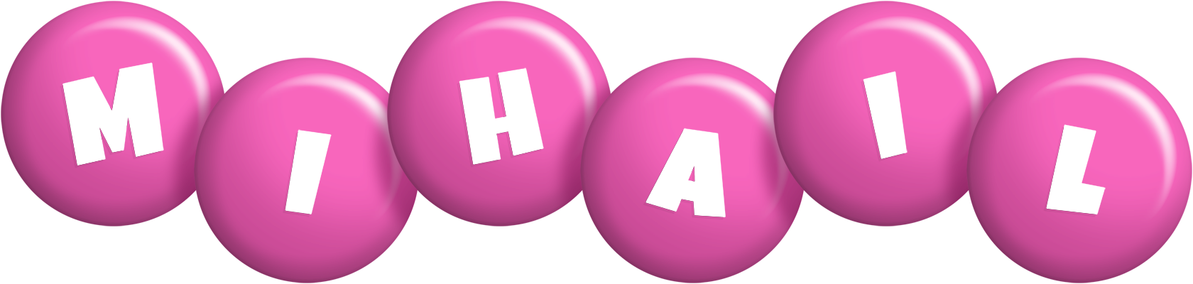 Mihail candy-pink logo