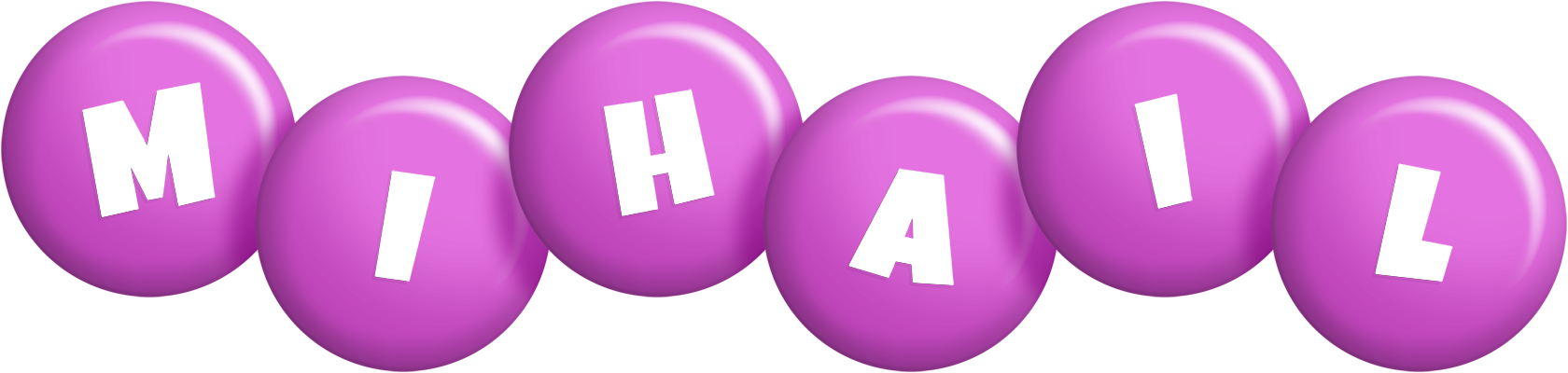Mihail candy-purple logo