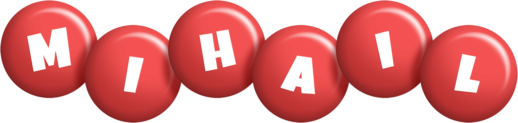 Mihail candy-red logo