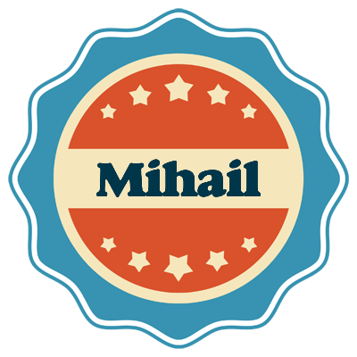 Mihail labels logo