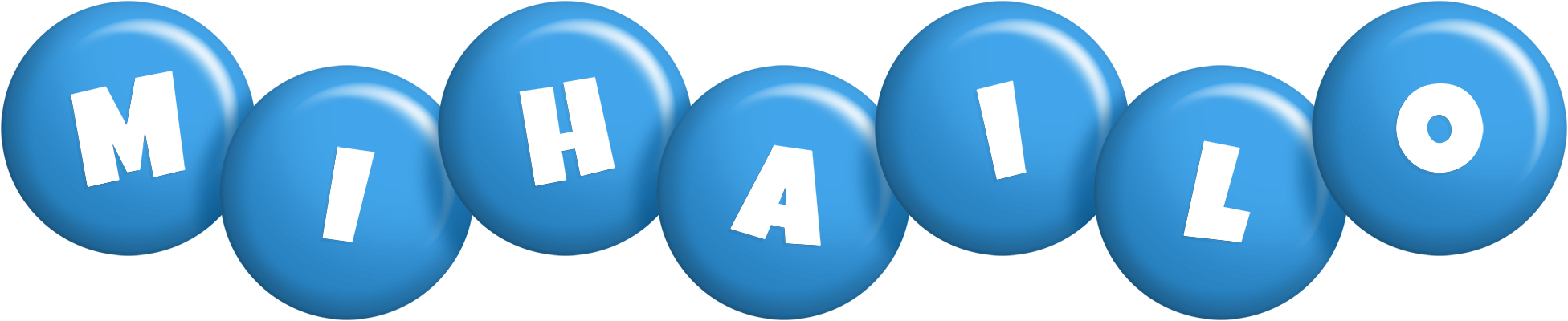 Mihailo candy-blue logo