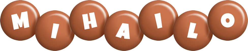 Mihailo candy-brown logo