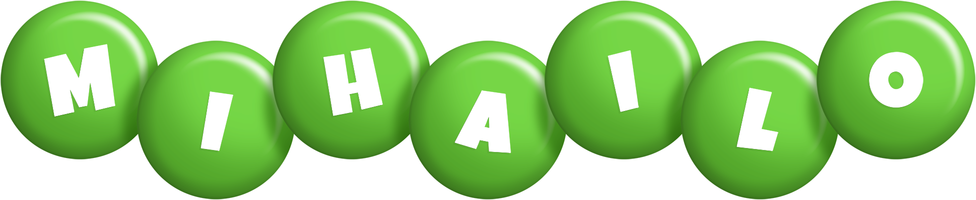 Mihailo candy-green logo