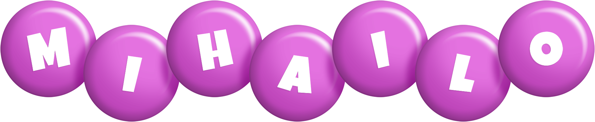 Mihailo candy-purple logo