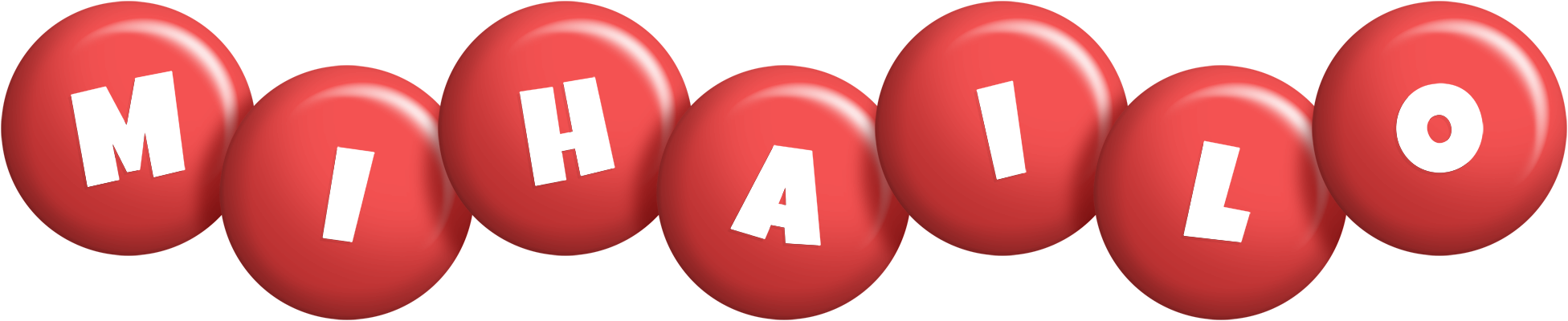 Mihailo candy-red logo