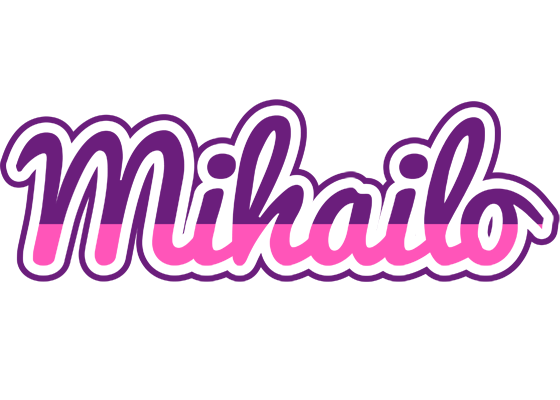 Mihailo cheerful logo
