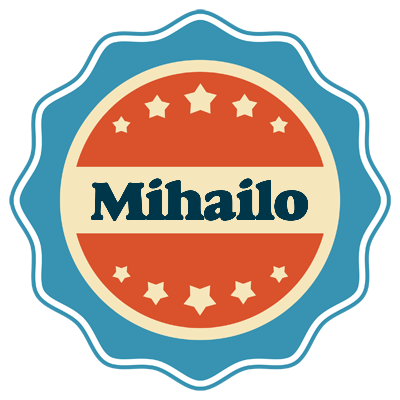Mihailo labels logo