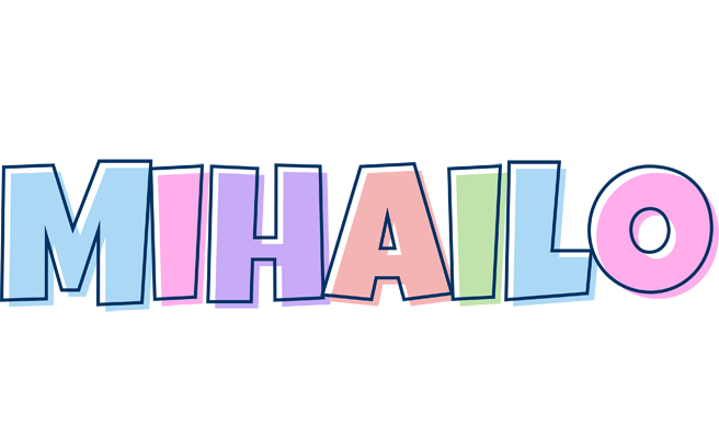 Mihailo pastel logo