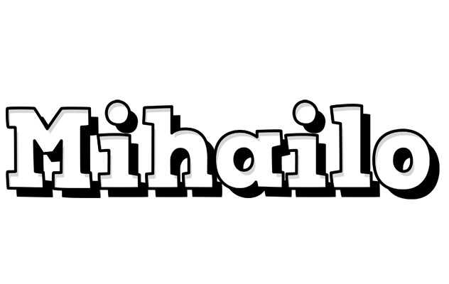 Mihailo snowing logo