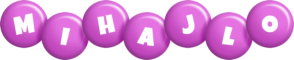 Mihajlo candy-purple logo