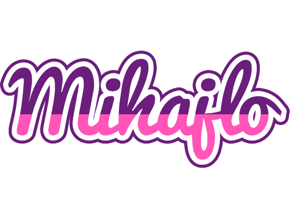 Mihajlo cheerful logo