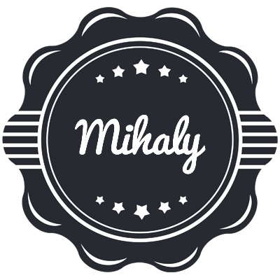 Mihaly badge logo