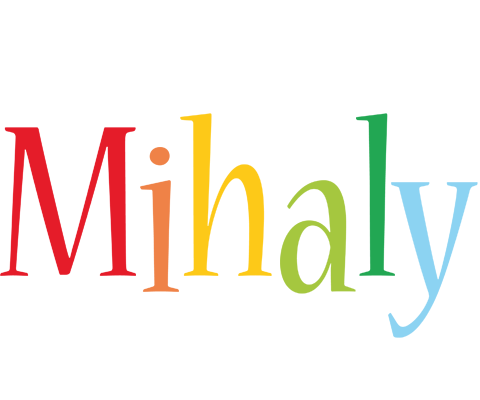Mihaly birthday logo