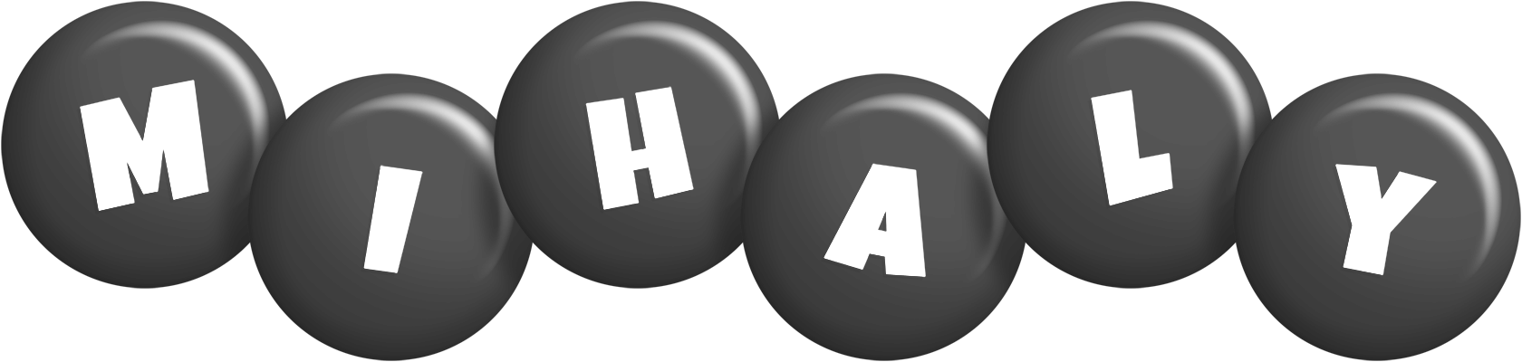 Mihaly candy-black logo