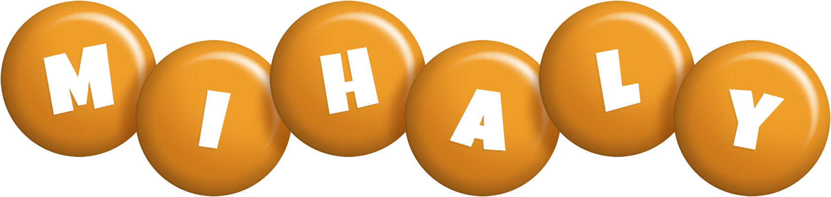 Mihaly candy-orange logo