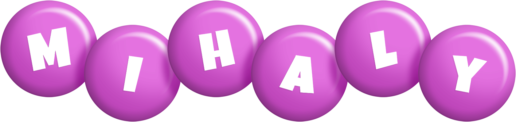 Mihaly candy-purple logo