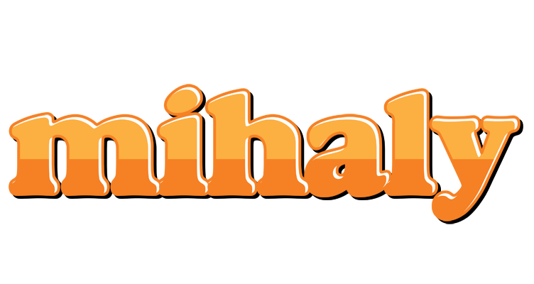 Mihaly orange logo