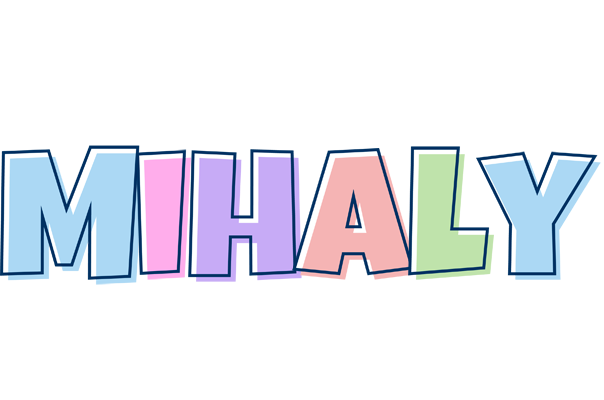Mihaly pastel logo