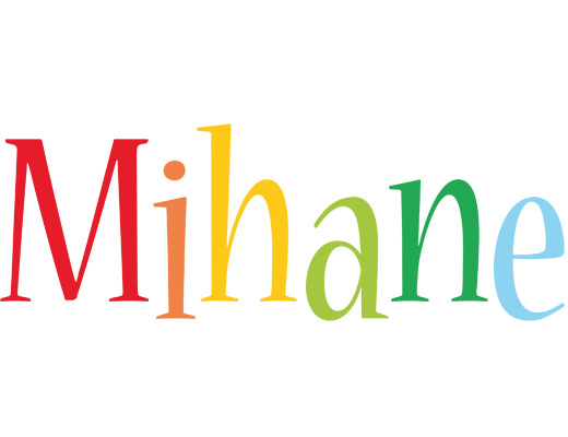 Mihane birthday logo