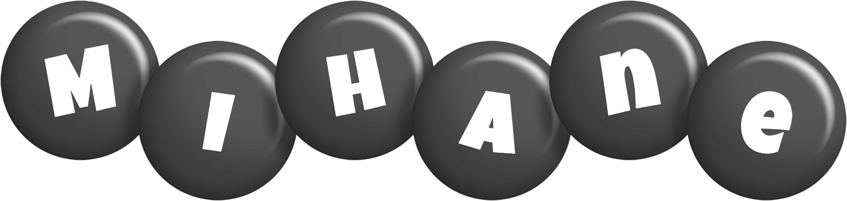 Mihane candy-black logo