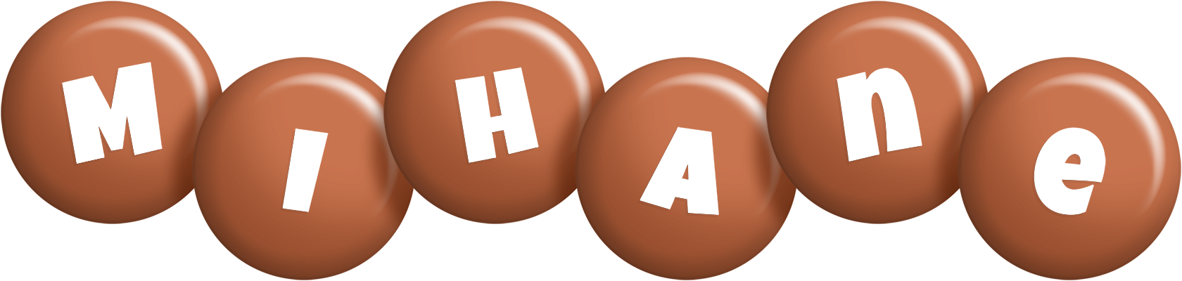 Mihane candy-brown logo