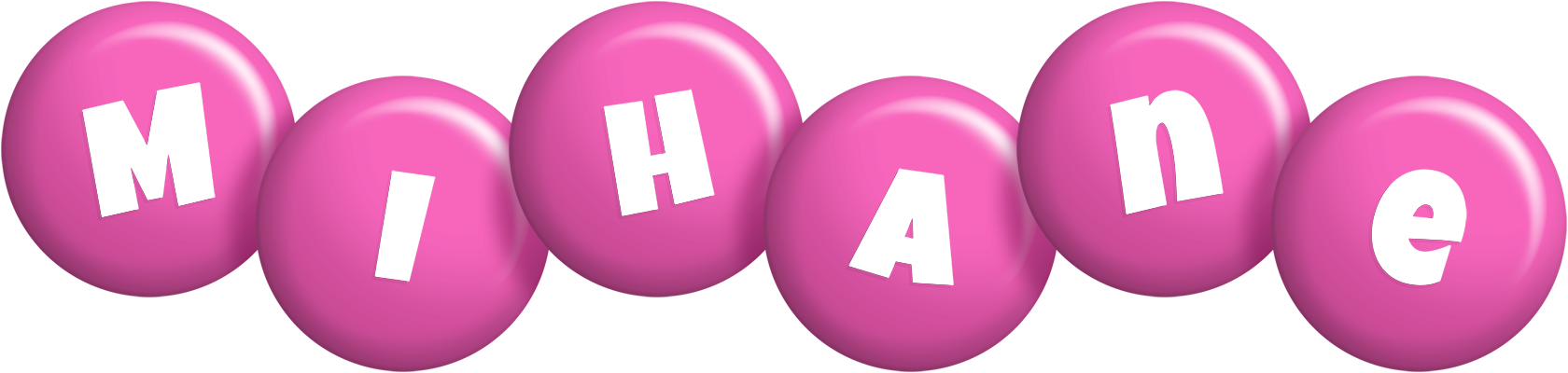Mihane candy-pink logo