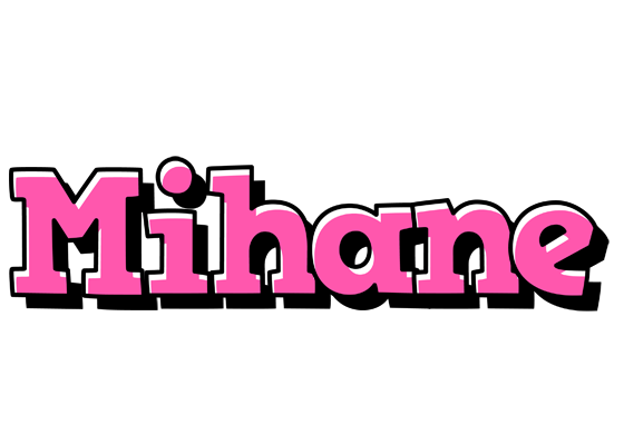 Mihane girlish logo