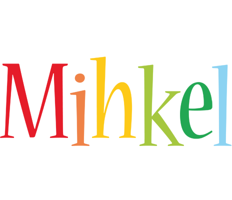 Mihkel birthday logo