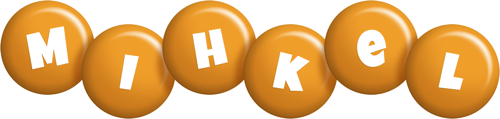 Mihkel candy-orange logo