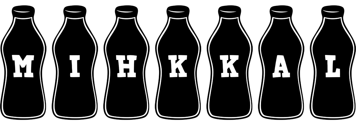 Mihkkal bottle logo