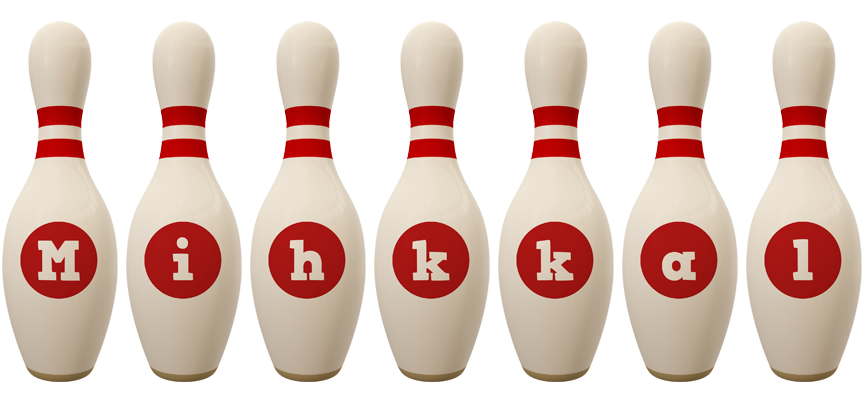 Mihkkal bowling-pin logo