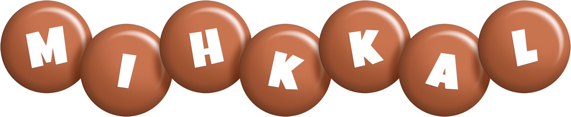 Mihkkal candy-brown logo
