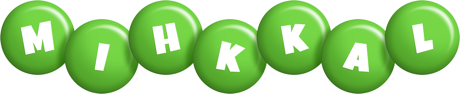 Mihkkal candy-green logo
