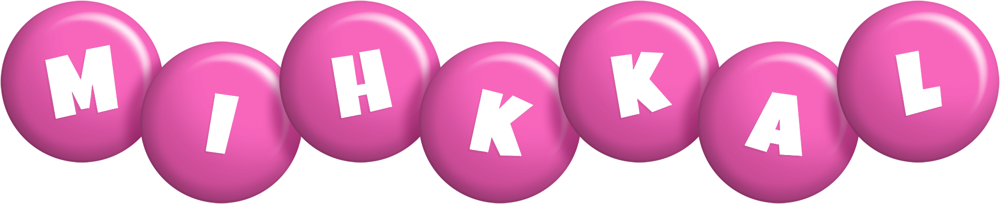 Mihkkal candy-pink logo