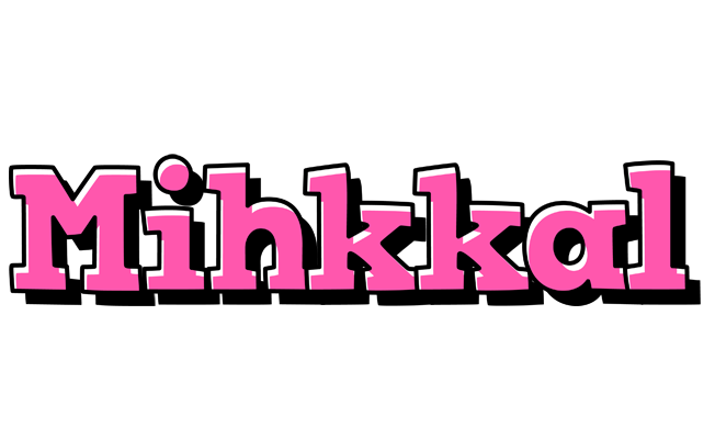 Mihkkal girlish logo