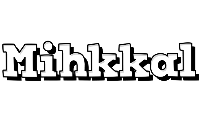 Mihkkal snowing logo