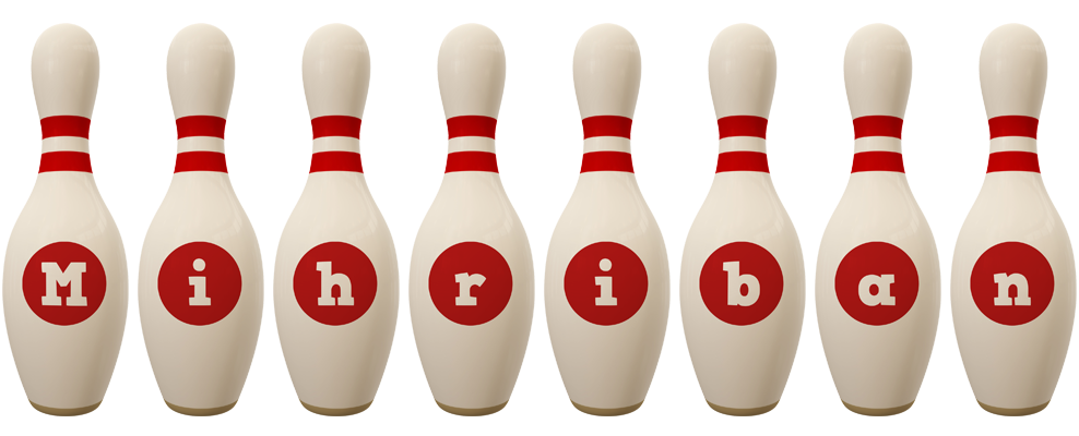 Mihriban bowling-pin logo