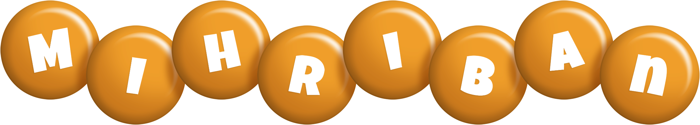 Mihriban candy-orange logo