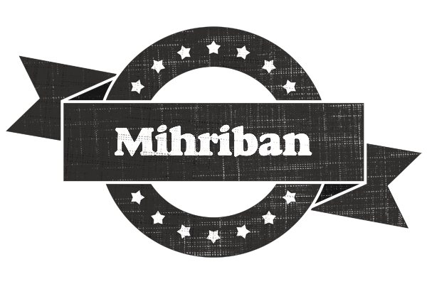 Mihriban grunge logo