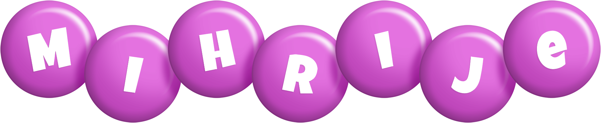 Mihrije candy-purple logo