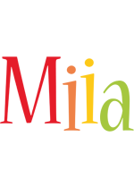 Miia birthday logo