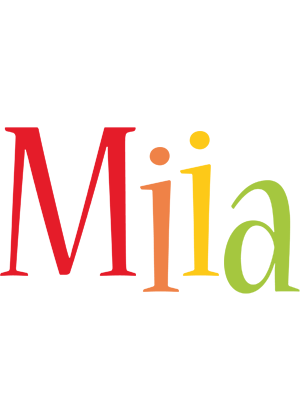 Miia birthday logo