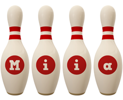 Miia bowling-pin logo