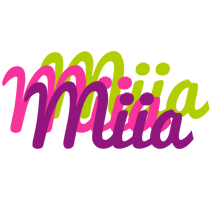 Miia flowers logo