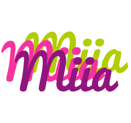 Miia flowers logo